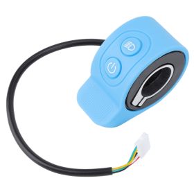 Electric Scooter Thumb Throttle Accelerator Sensitive Scooter Throttle Knob for Xiaomi Electric Scooter Blue (Option: as picture)