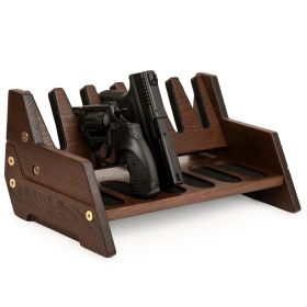 Wood Pistol Rack for Gun Safe Gun Storage for Handguns or Revolvers Gun Safe Accessory Gun Safe Organizer Cabinet Storage Handmade from Ash Wood (Brand: Teslyar)