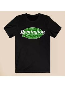 Remington Guns Firearms Men's Black T-Shirt Size S-5XL (Color: Black, size: M)