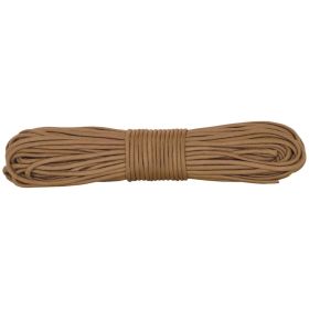 NYLON BRAIDED CORD 100' HANK (Option: COYOTE (TAN))